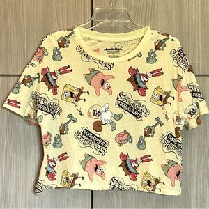 SpongeBob Squarepants Cropped T-shirt XL